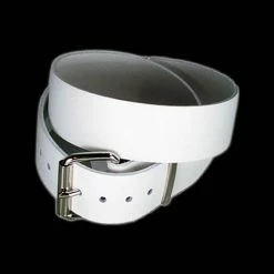 Funk Plus - 1 3/4" Wide Plain White Belt Belts