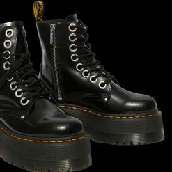 Dr. Martens - JADON MAX BLACK PLATFORM BOOTS