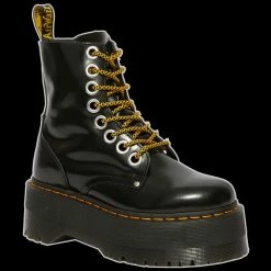 Dr. Martens - JADON MAX BLACK PLATFORM BOOTS