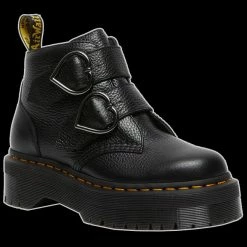 Dr. Martens Shoes & Boots Dr Martens - Black Devon Heart Buckle Boot