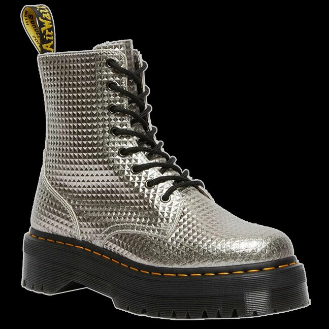 Dr. Martens Shoes & Boots Dr Martens - SILVER JADON LEATHER BOOT 3 Dr. Martens Shoes & Boots Dr Martens - SILVER JADON LEATHER BOOT