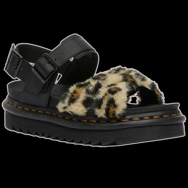 Dr. Martens Dr Martens - VOSS FLUFFY LEOPARD FAUX FUR SANDALS 3 Dr. Martens Dr Martens - VOSS FLUFFY LEOPARD FAUX FUR SANDALS