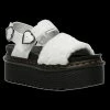 Dr. Martens Dr Martens - VOSS WHITE HEARTS FLUFFY FAUX FUR PLATFORM SANDALS Shoes & Boots