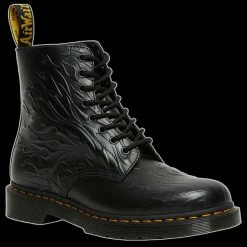 Dr. Martens Dr Martens - 8 Eyelet Black Flame Boot