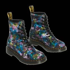 Dr. Martens Shoes & Boots Dr Martens - 1460 Black Pascal Confetti Suede Lace Up Boots