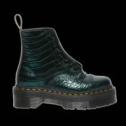 Dr. Martens Dr Martens - Sinclair Green Croc Leather Boot Shoes & Boots