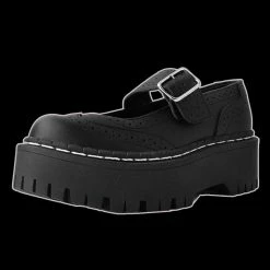 TUK - Double Decker Black Mary Jane Shoes & Boots