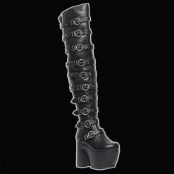 LaModa Footwear Lamoda - City Go Getter Thigh High Platform Boots
