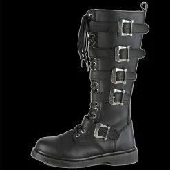 Demonia/Pleaser Shoes Demonia - BOLT-425 Unisex Combat Boots : Vegan Shoes & Boots