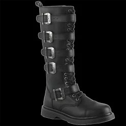 Demonia/Pleaser Shoes Demonia - BOLT-425 Unisex Combat Boots : Vegan Shoes & Boots