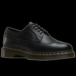 Dr. Martens Dr Martens - 3989 Black Wingtip Yellow Stitch
