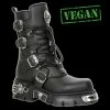 New Rock - Synthetic 4 Buckle Boot