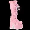 Demonia/Pleaser Shoes Shoes & Boots Demonia - Pastel Pink Faux Fur Camel 1 Demonia/Pleaser Shoes Shoes & Boots Demonia - Pastel Pink Faux Fur Camel