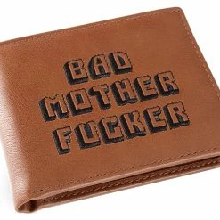 BMF Wallets Pulp Fiction - Bad Mother Fu*ker - Brown