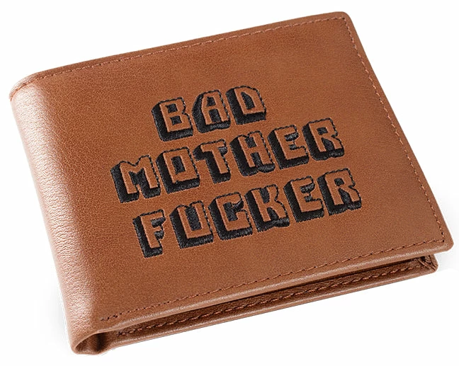 BMF Wallets Pulp Fiction - Bad Mother Fu*ker - Brown 2 BMF Wallets Pulp Fiction - Bad Mother Fu*ker - Brown