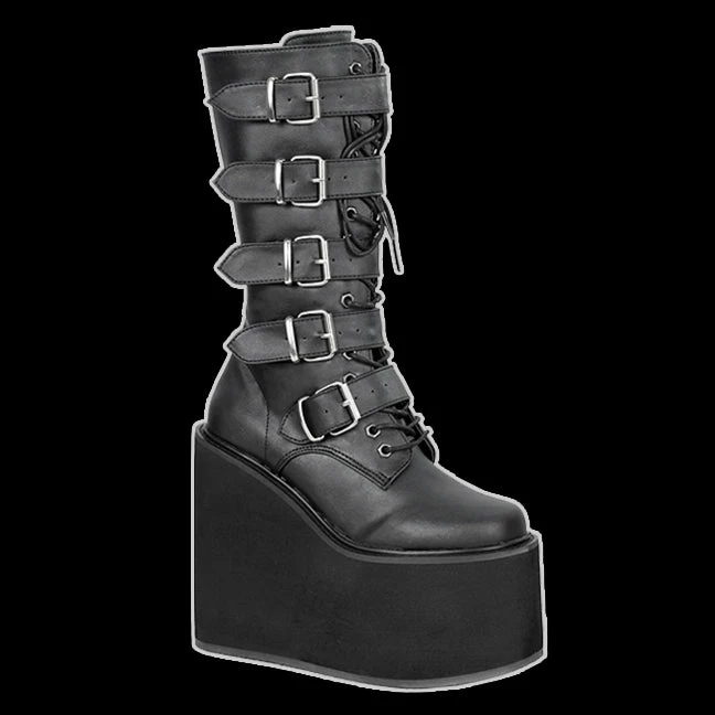 Demonia/Pleaser Shoes Shoes & Boots Demonia - Swing Cyber 5 Buckle 3 Demonia/Pleaser Shoes Shoes & Boots Demonia - Swing Cyber 5 Buckle