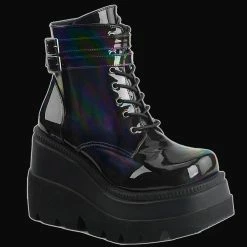 Demonia/Pleaser Shoes Demonia - SHAKER-52 Black Holographic