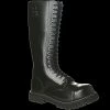 Steel Boots STEEL - 20 Eyelet Black Steel-Toe Boot