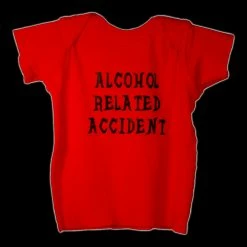 Babysitter's Nightmare - Alcohol Related Accident Lap Tee (Red)