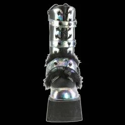 Demonia/Pleaser Shoes Demonia - Black Ashes-120 Fur & Locket