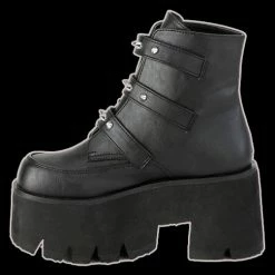 Demonia/Pleaser Shoes Demonia - Bat Ashes Black Vegan Leather