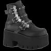 Demonia/Pleaser Shoes Demonia - Bat Ashes Black Vegan Leather