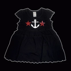 Babysitter's Nightmare - Nautical Stars & Anchor Dress