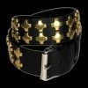 Funk Plus - 2 Row Brass Cross Stud Belt Accessories