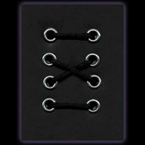 Shoe Stuff 6 Eyelet Skinny Black Round Laces (90 Cm / 36 In) 3 Shoe Stuff 6 Eyelet Skinny Black Round Laces (90 Cm / 36 In)