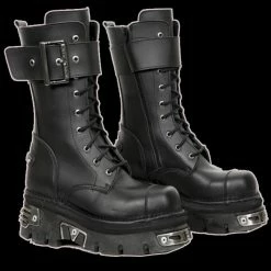 New Rock - Twitch Vegan 1 Strap Boot Shoes & Boots
