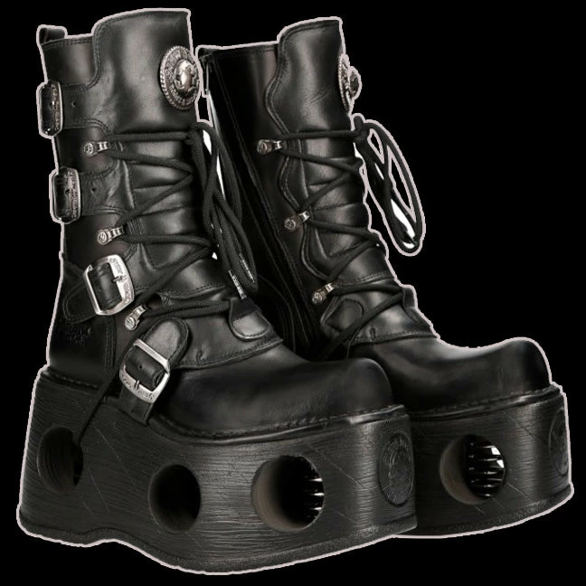 New Rock - ReCoil 4 Buckle Spring Platform Boot Shoes & Boots 3 New Rock - ReCoil 4 Buckle Spring Platform Boot Shoes & Boots