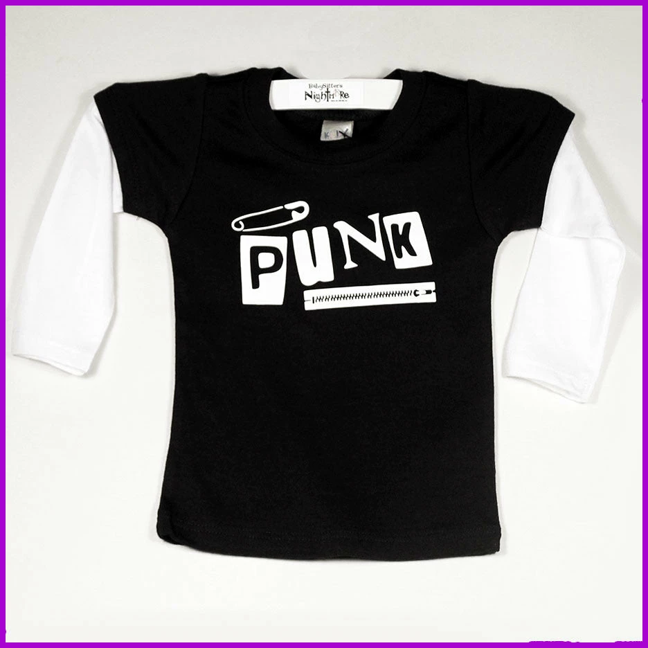 Babysitter's Nightmare - Punk Baby Raglan Tee 3 Babysitter's Nightmare - Punk Baby Raglan Tee