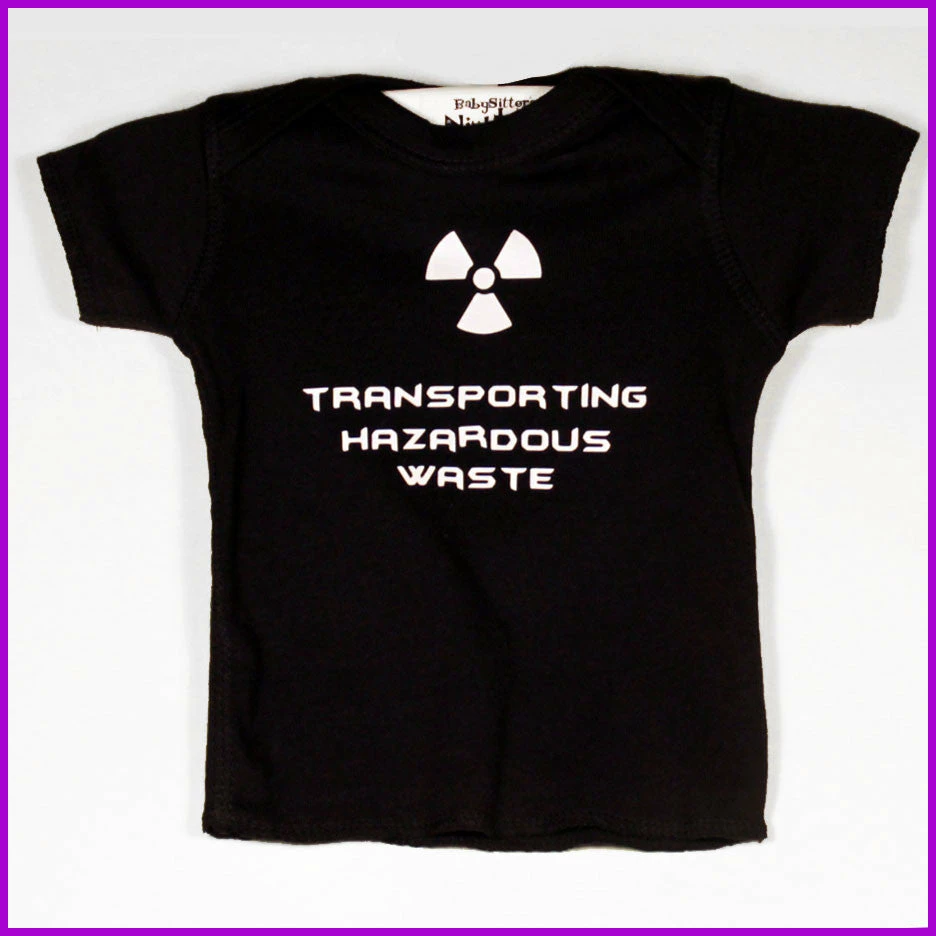 Kid's Stuff Babysitter's Nightmare - Transporting Hazardous Waste Tee 3 Kid's Stuff Babysitter's Nightmare - Transporting Hazardous Waste Tee