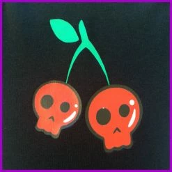 Kid's Stuff Babysitter's Nightmare - Skull Cherries Tutu Dress