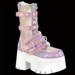 Demonia/Pleaser Shoes Demonia - Pink Ashes-120 Fur & Locket Shoes & Boots