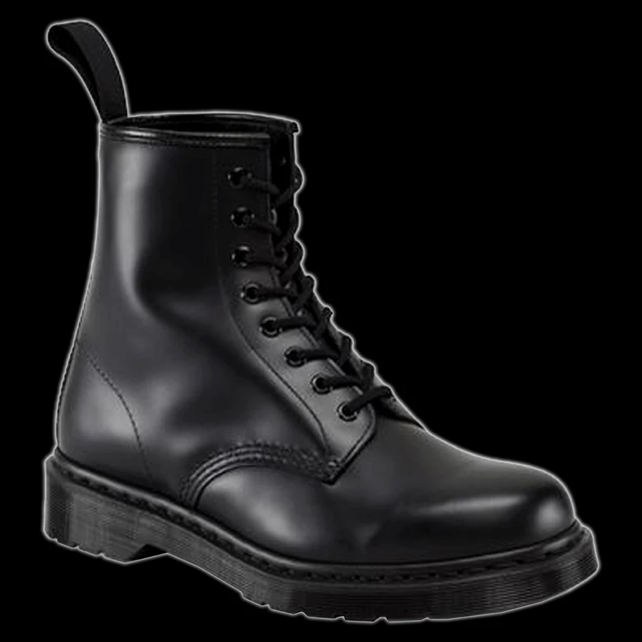 Dr. Martens Dr Martens - 8 Eyelet Black Monochromatic Boot Shoes & Boots 3 Dr. Martens Dr Martens - 8 Eyelet Black Monochromatic Boot Shoes & Boots