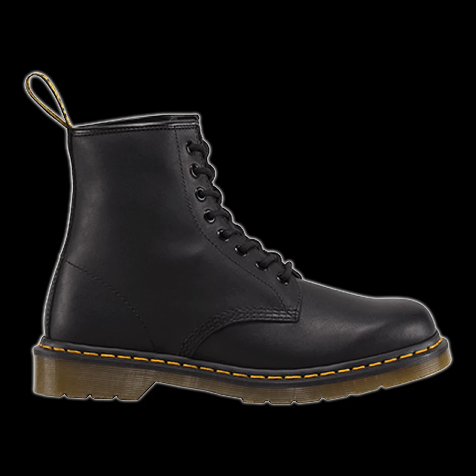 Dr. Martens Dr Martens - 8 Eyelet Black Greasy Boot 4 Dr. Martens Dr Martens - 8 Eyelet Black Greasy Boot
