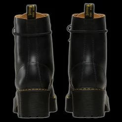 Dr. Martens Dr Martens - Black Leona Vintage Heeled Boot Shoes & Boots