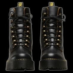 Dr. Martens Dr Martens - Black Leona Vintage Heeled Boot Shoes & Boots