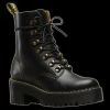 Dr. Martens Dr Martens - Black Leona Vintage Heeled Boot Shoes & Boots