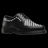 Dr. Martens Dr Martens - 3 Eyelet Black Willis Stud Creeper Shoe
