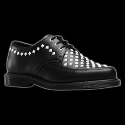 Dr. Martens Dr Martens - 3 Eyelet Black Willis Stud Creeper Shoe