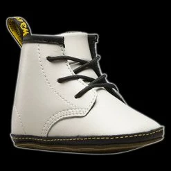 Dr. Martens Dr Martens - Newborn White Leather Crib Shoe