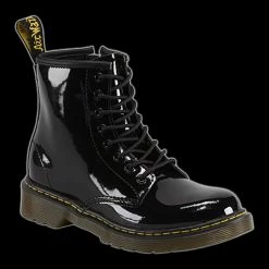Dr. Martens Dr Martens - Junior 8 Eyelet Black Patent Leather Boot