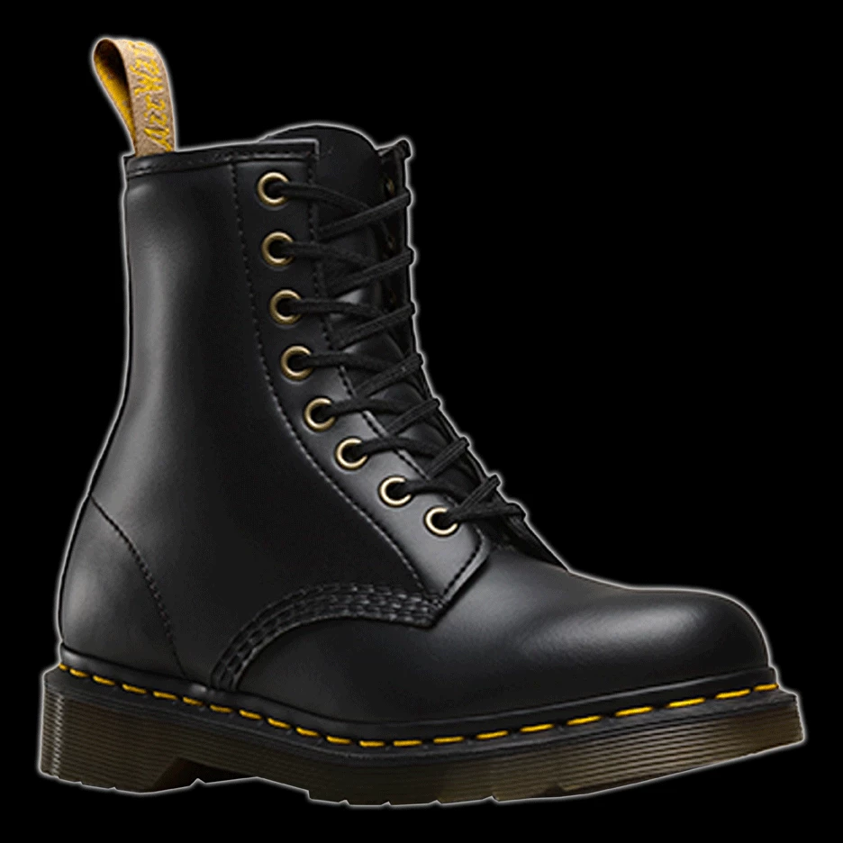 Dr. Martens Dr Martens - 8 Eyelet Black Vegan Boot 3 Dr. Martens Dr Martens - 8 Eyelet Black Vegan Boot