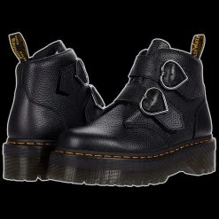 Dr. Martens Shoes & Boots Dr Martens - Black Devon Heart Buckle Boot