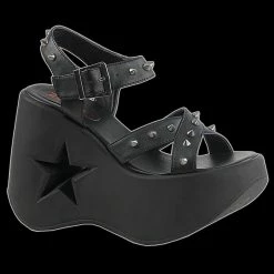 Demonia/Pleaser Shoes Shoes & Boots Demonia - DYNAMITE-02 Black Vegan Leather Sandal