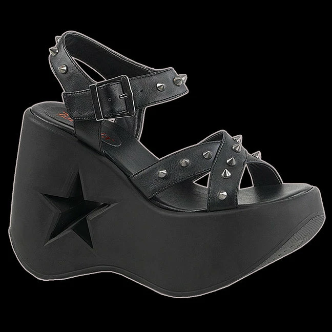 Demonia/Pleaser Shoes Shoes & Boots Demonia - DYNAMITE-02 Black Vegan Leather Sandal 3 Demonia/Pleaser Shoes Shoes & Boots Demonia - DYNAMITE-02 Black Vegan Leather Sandal