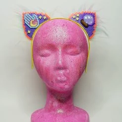 Vixens And Angels Kandi Kitten Ears Crystal Ball Magic