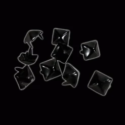 Funk Plus - Black 1/2 Inch Pyramid Studs Accessories